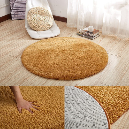 Thick Round Rug — view 2