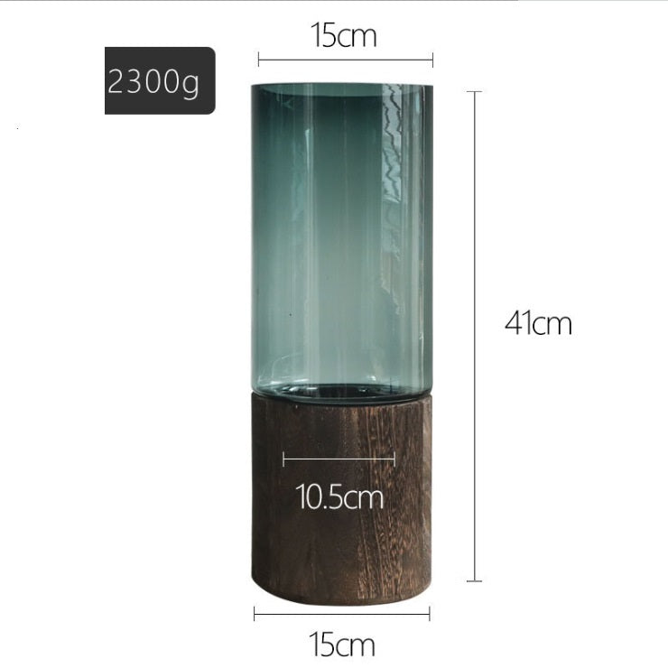 Straight-Sided Glass Vase — view 6
