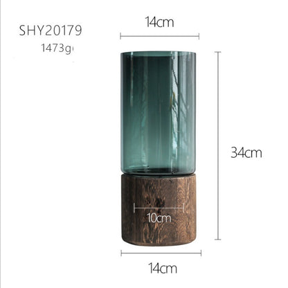 Straight-Sided Glass Vase — view 2