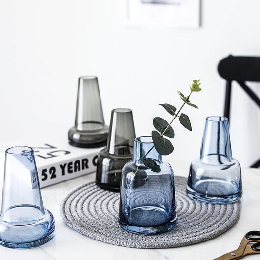 Nordic Lighthouse Glass Vase — main view