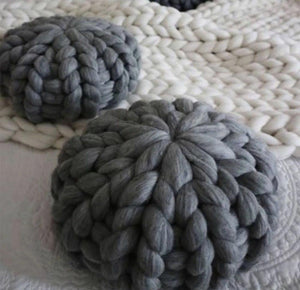 Nordic Plush Throw Pillow