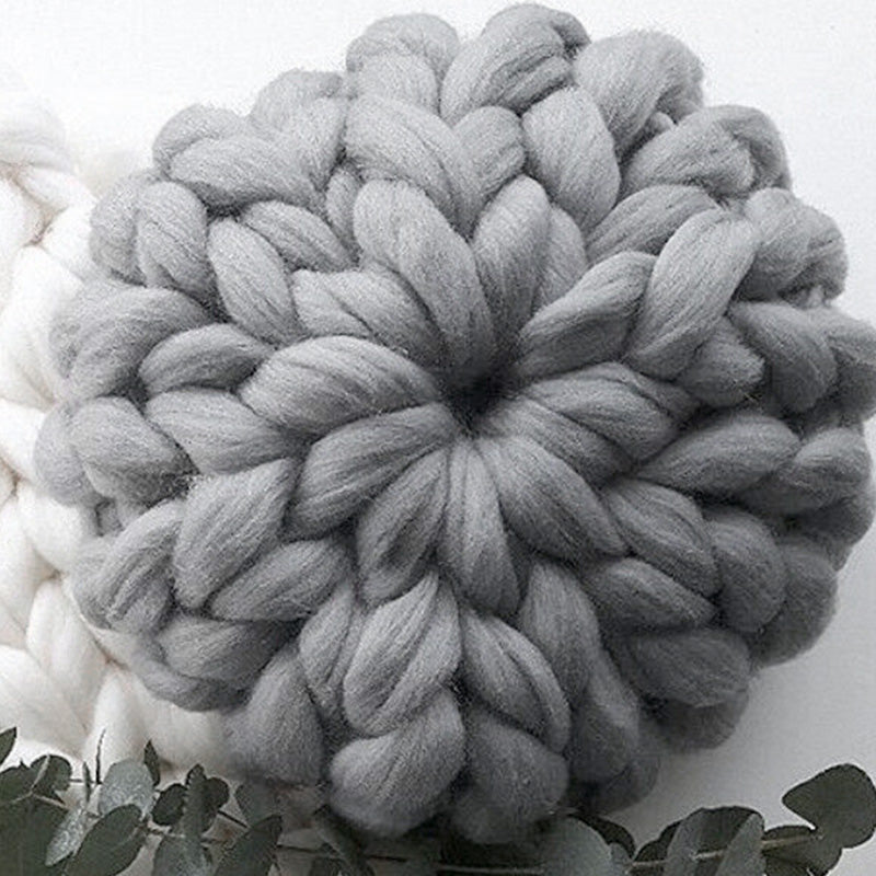 Nordic Plush Throw Pillow — view 8