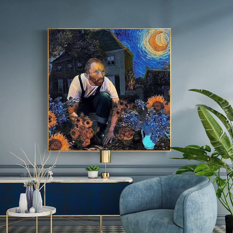 Sunflowers & Blue Sky Canvas Print — view 5