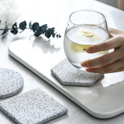 Granite-Effect Ceramic Coaster — view 4