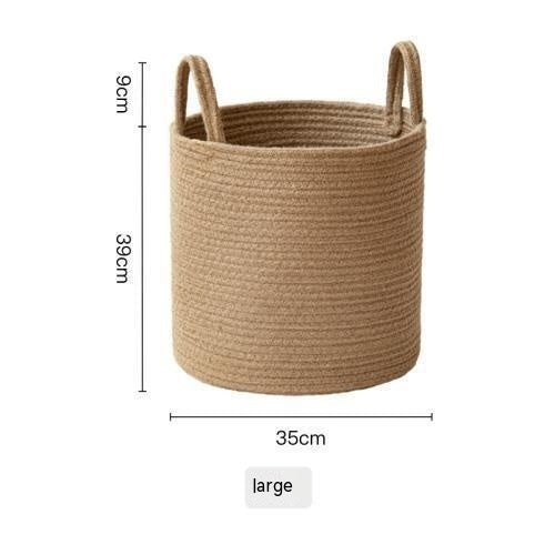Cotton Laundry Storage Basket — view 4
