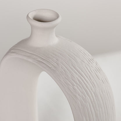 White Ceramic Vase — view 5