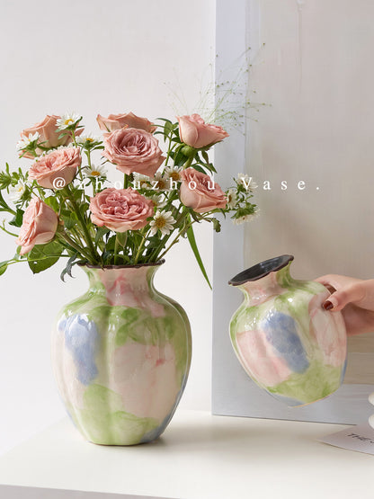 Gradient Artisan Ceramic Vase — artisan Nordic vase | BYHIMSELF