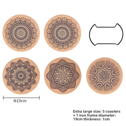 Mandala Cork Coaster Set — view 19