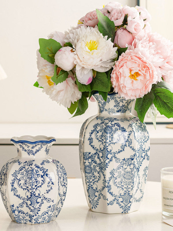 Blue & White Porcelain Vase — heritage porcelain decor | BYHIMSELF