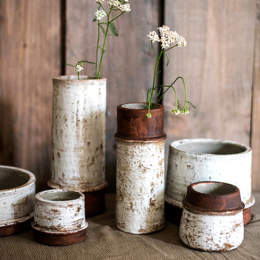 Geometric Ceramic Vase — angular Nordic vase | BYHIMSELF