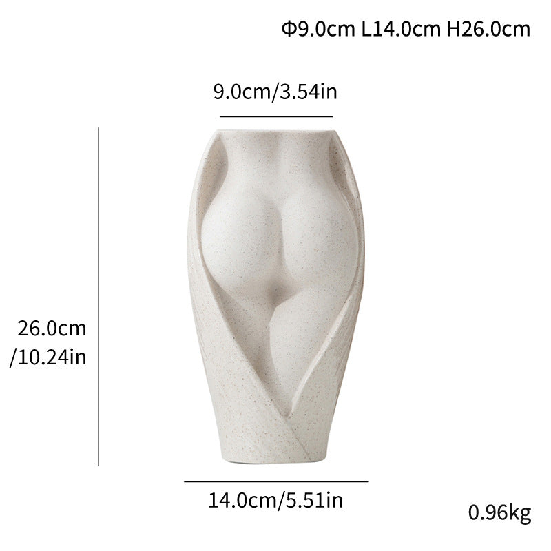 Modern Office Ceramic Vase, desk vase — view 6