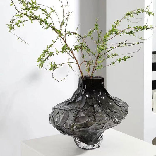 Sculptural Glass Vase — sculptural glass decor | BYHIMSELF