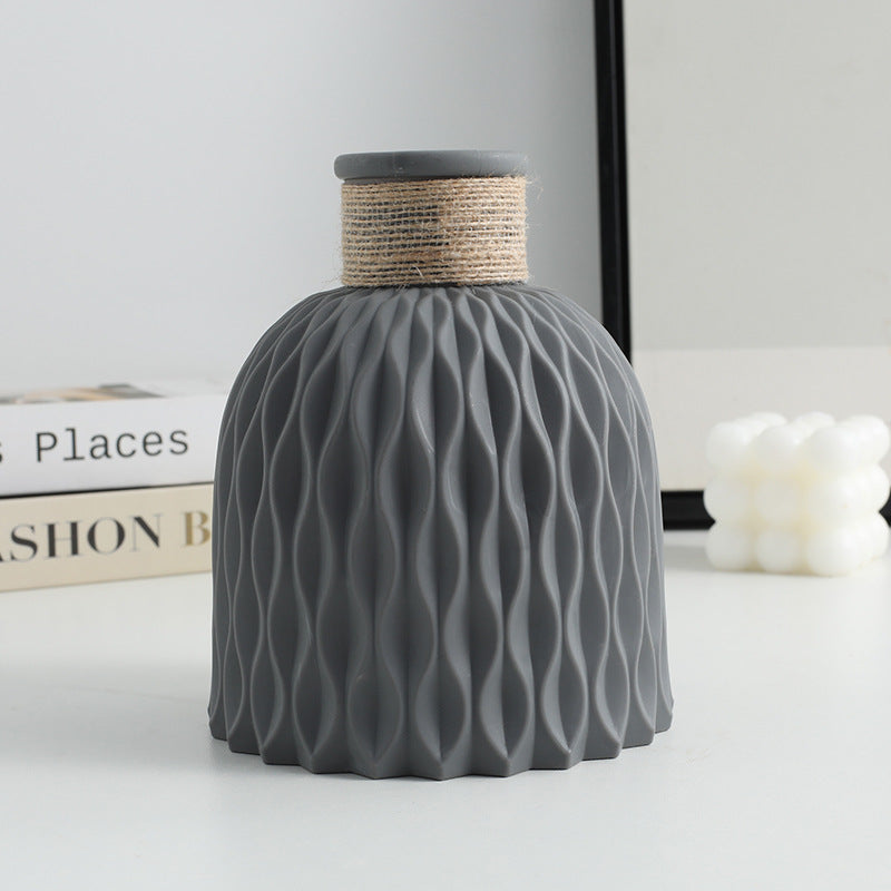 Origami Fold Vase, Scandinavian ceramic vase — view 8