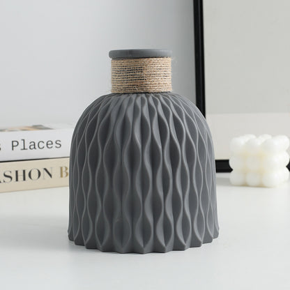 Origami Fold Vase, Scandinavian ceramic vase — view 8