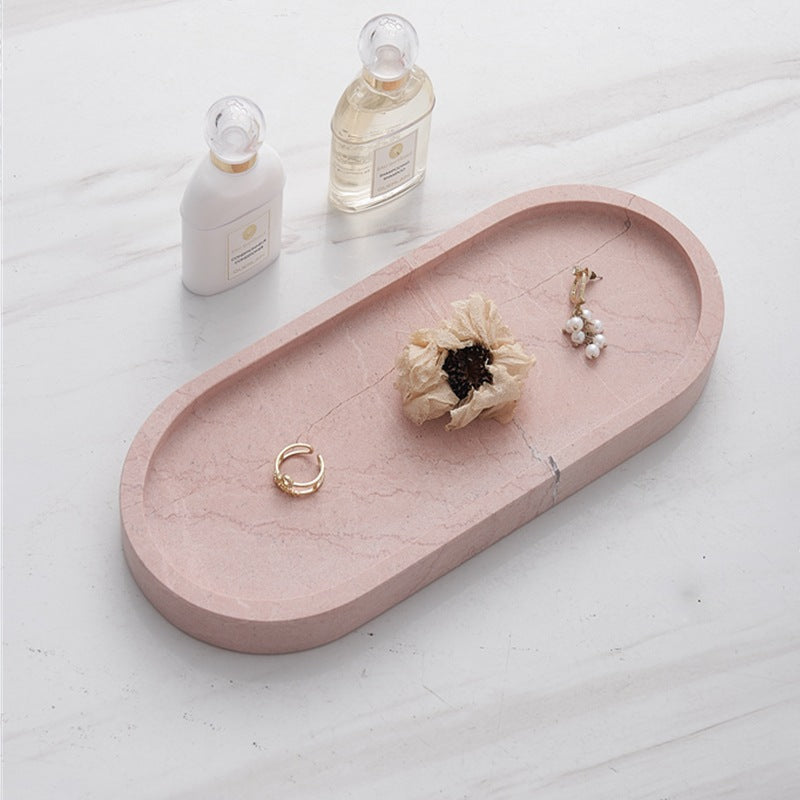 Marble-Effect Decorative Tray — view 3