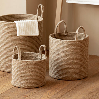 Cotton Laundry Storage Basket — view 12
