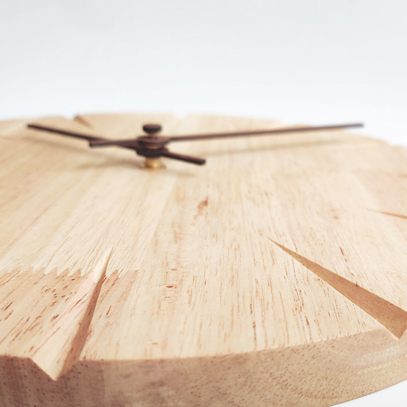 Nordic Solid Wood Silent Wall Clock — view 4