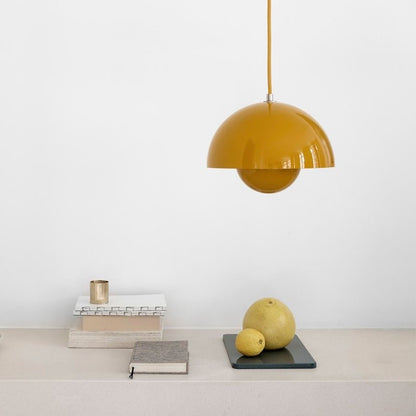 Full-Spectrum Creamy Bud Pendant Light — iron bud pendant light | BYHIMSELF