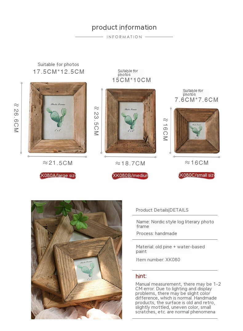 Solid Wood Tabletop Picture Frame — view 8