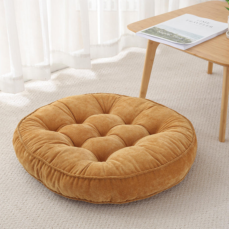 Solid Colour Corduroy Padded Cushion — view 10
