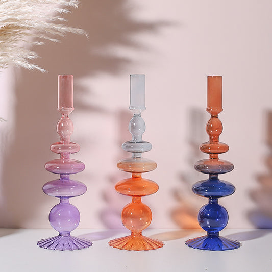 Minimalist Glass Candlestick — main view