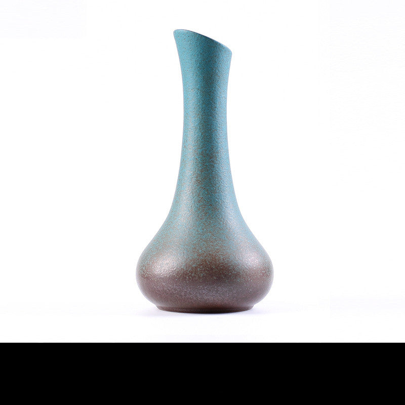 Small Kiln-Glazed Ceramic Vase — view 7