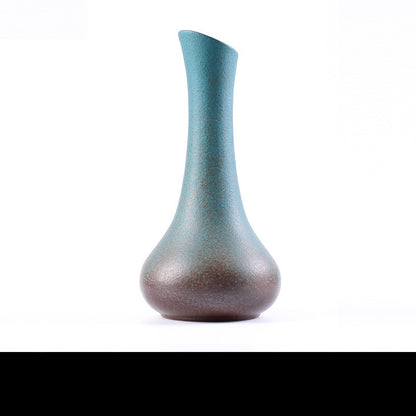 Small Kiln-Glazed Ceramic Vase — view 7