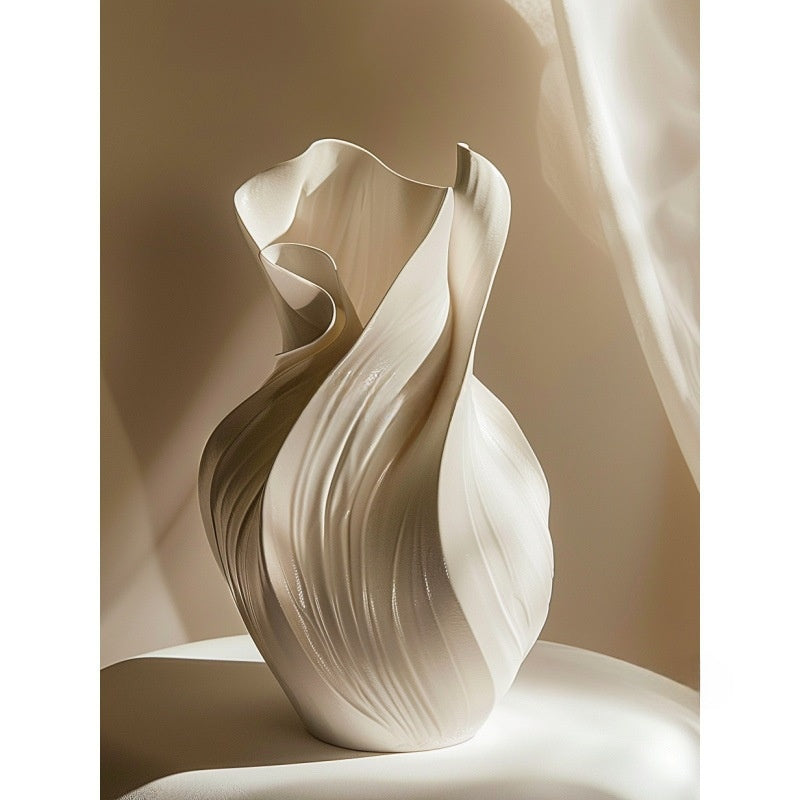 Ornamental Ceramic Vase, decorative accent — view 4