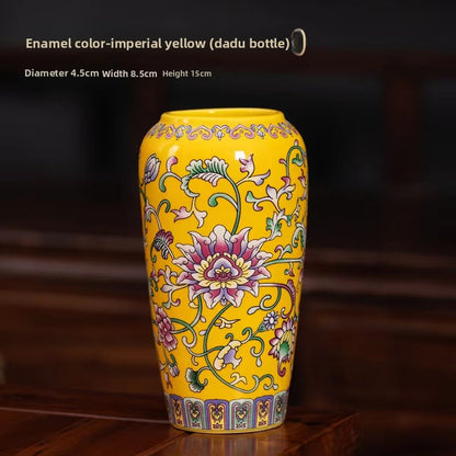 Hand-Enamelled Vase — view 23