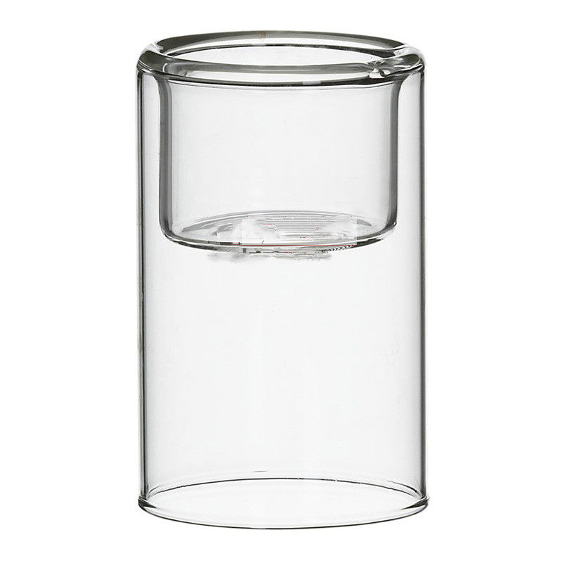 European Glass Candle Cup — view 4