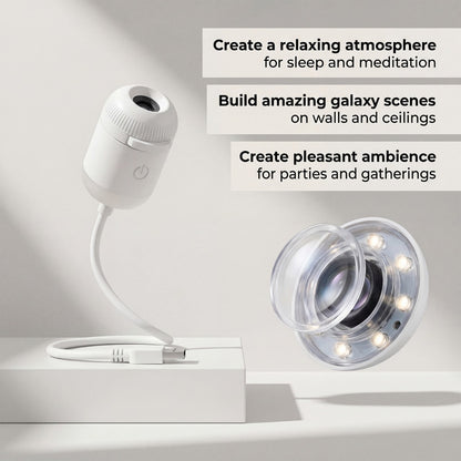 Galaxy Star Projector, ambient lighting — view 3