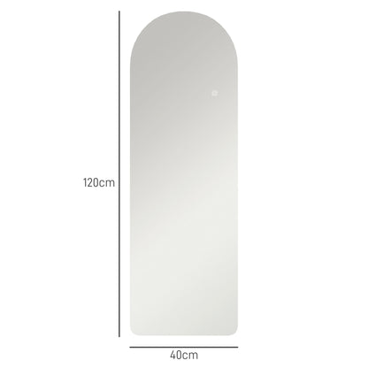LED Arch Wall Mirror 120x40 cm — view 2