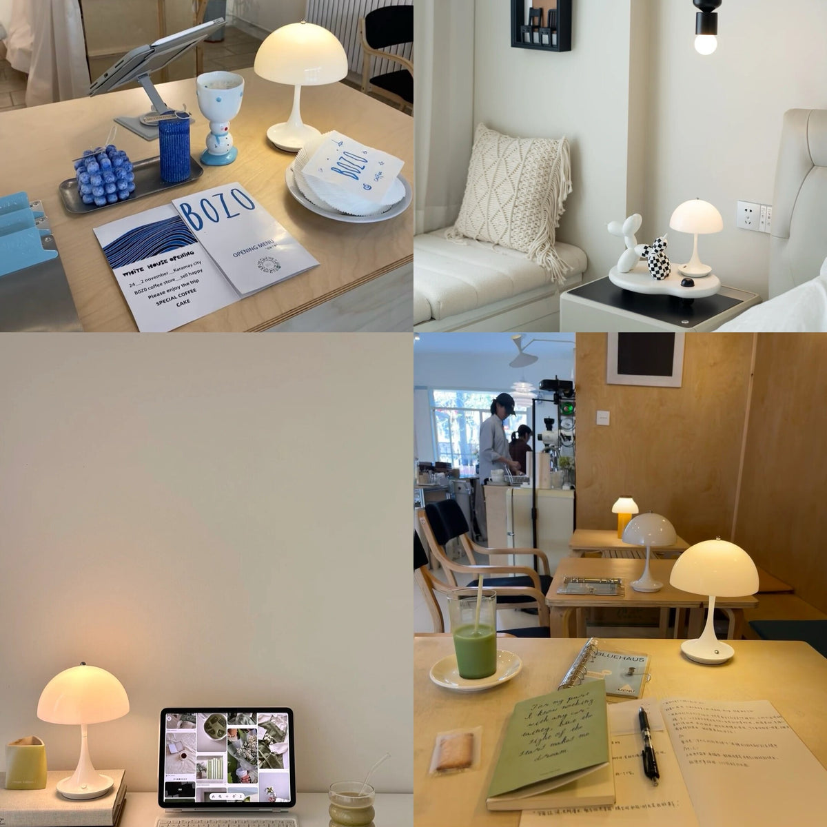 Jellyfish Lamp, aluminum flower-bud shape — view 5