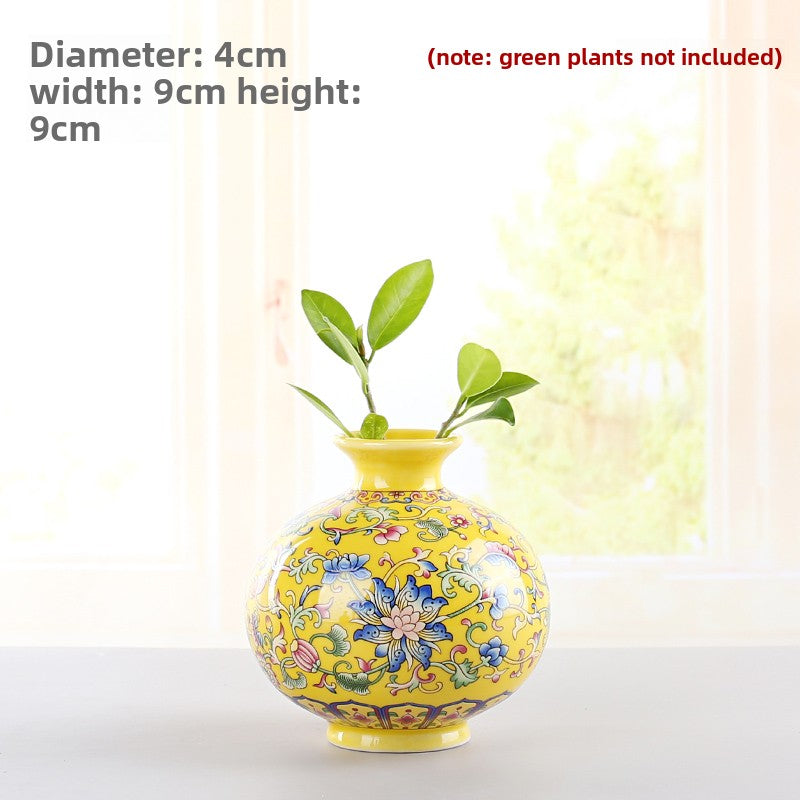 Hand-Painted Vase, painted ceramic — view 6