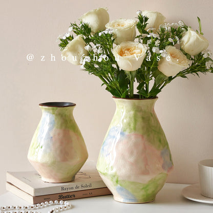 Gradient Artisan Ceramic Vase, artisan vase — view 11
