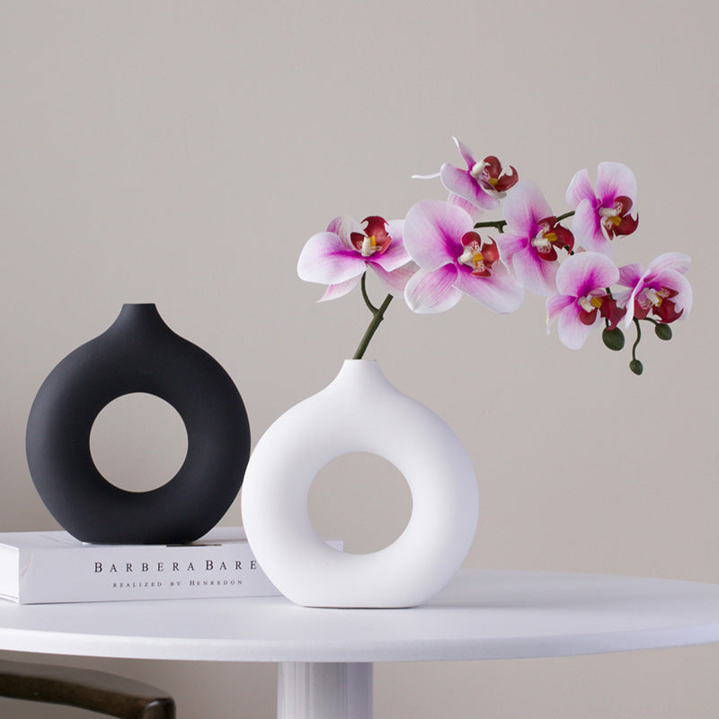 Minimalist Ceramic Vase, matte vase — view 3
