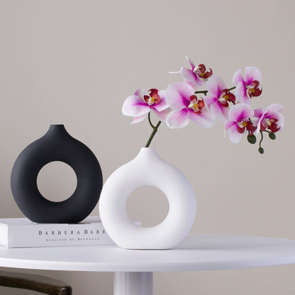 Minimalist Ceramic Vase, matte vase — view 3
