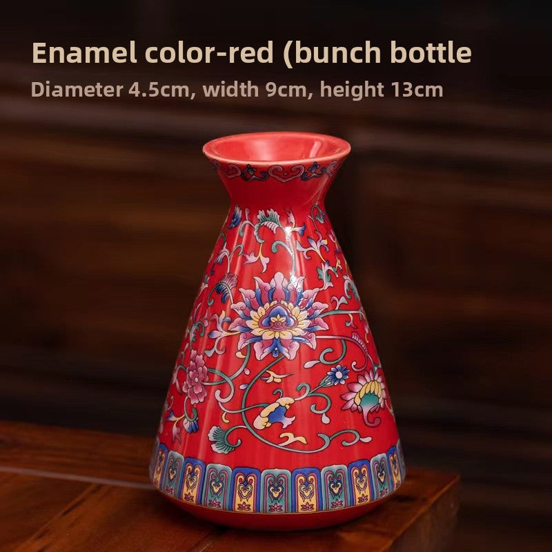 Hand-Enamelled Vase, enamel ceramic — view 11