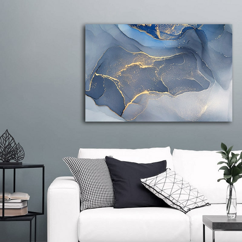 Marble Texture Abstract Print — view 7