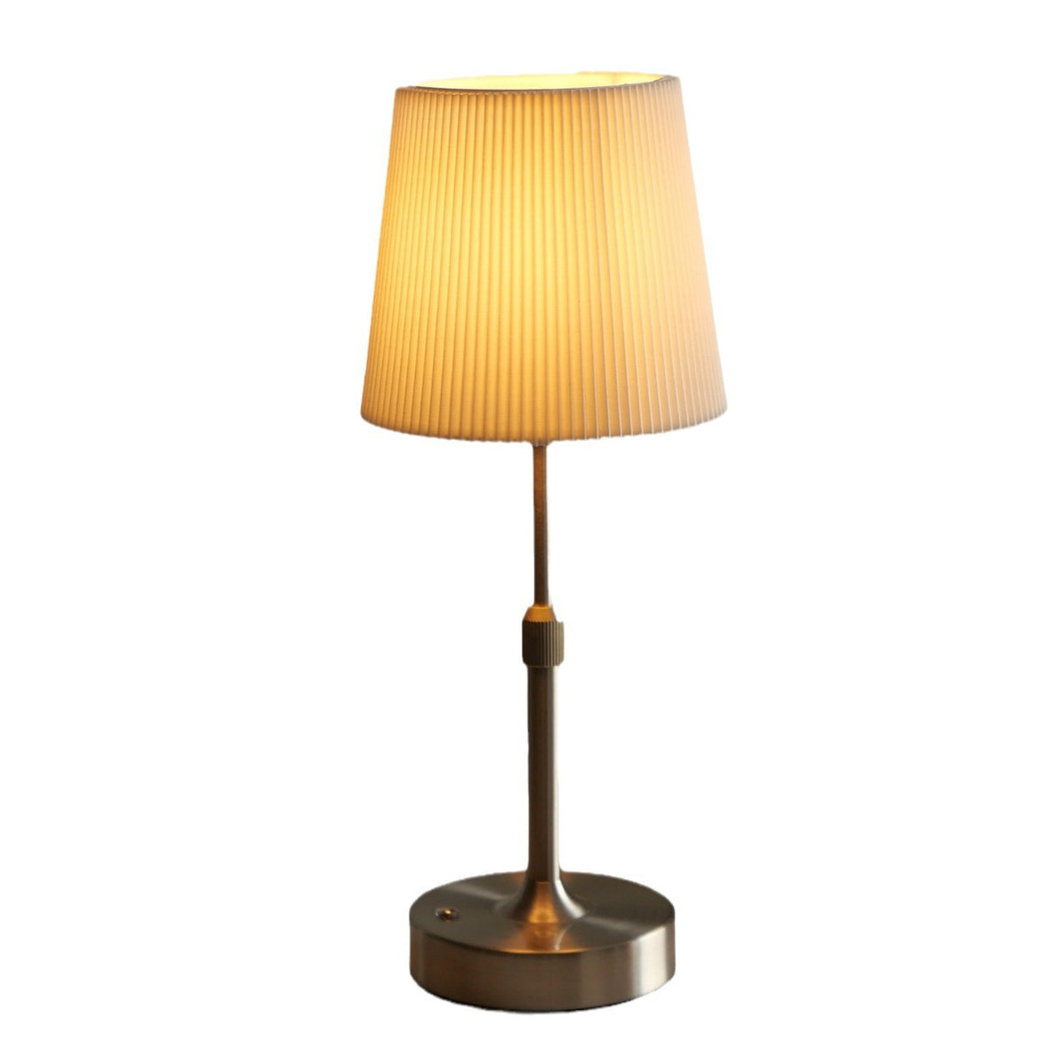 USB Table Lamp, fabric shade USB table lamp — view 5