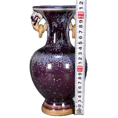Kiln-Glaze Double-Ear Vase — view 4