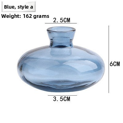 Transparent Coloured Vase, tinted glass — view 9