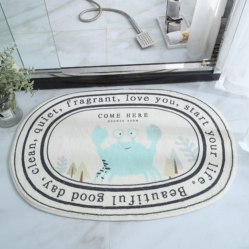 Plush Non-Slip Oval Rug — view 4