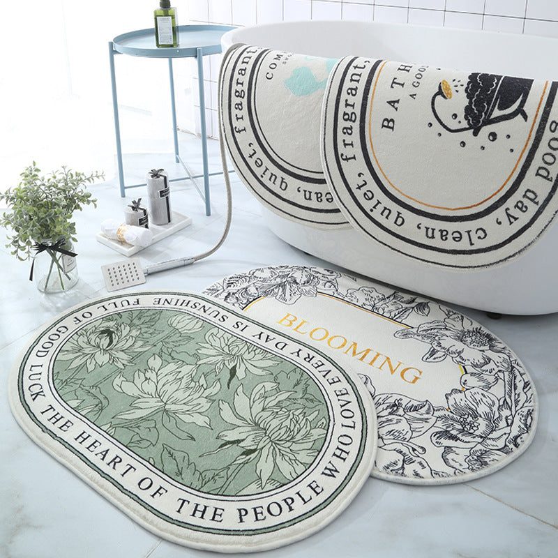 Plush Non-Slip Oval Rug — view 7