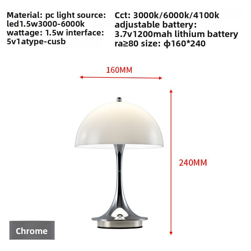 Jellyfish Lamp, aluminum flower-bud shape — view 9
