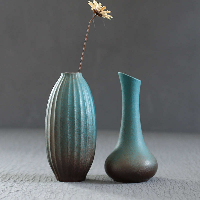 Small Kiln-Glazed Ceramic Vase — view 6