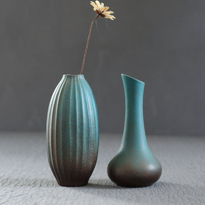 Small Kiln-Glazed Ceramic Vase — view 6