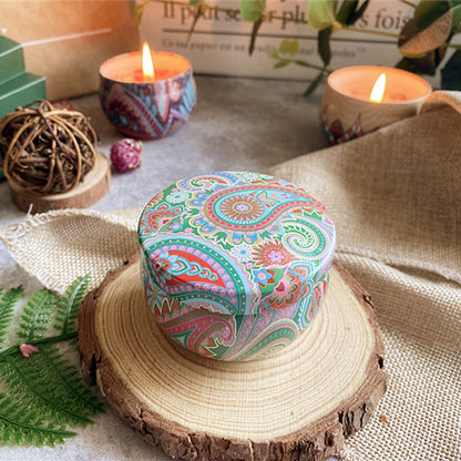 Dried Flower Soy Candle in Tin — view 16