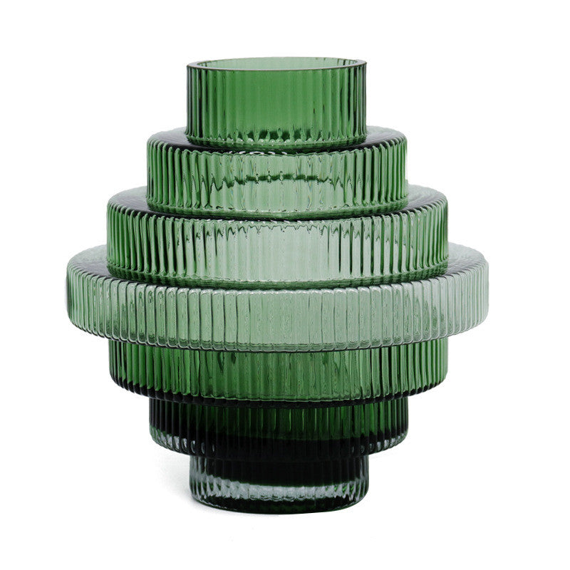 Amber Glass Craft Vase — view 7