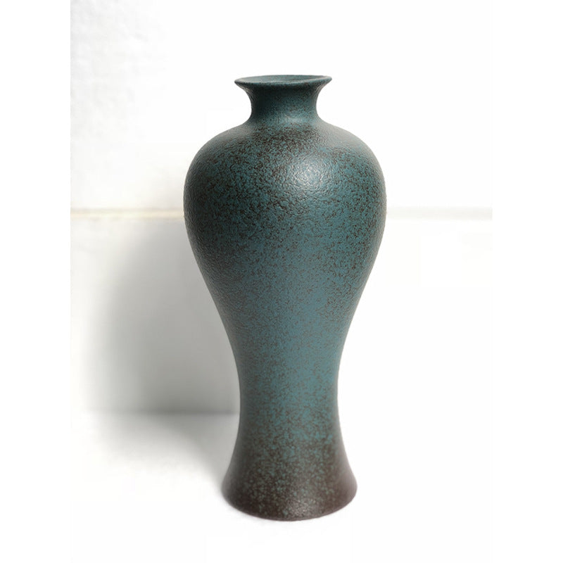 Small Kiln-Glazed Ceramic Vase — view 9